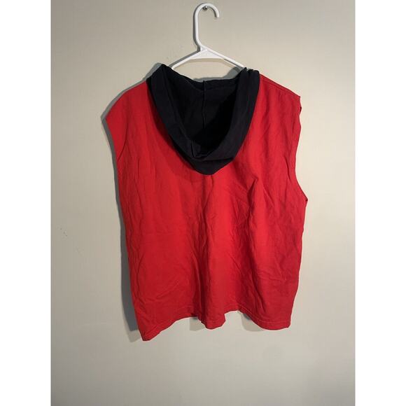 Vintage Ohio State Buckeyes Sleeveless Hooded Shirt Men’s Size XL - Picture 7 of 9